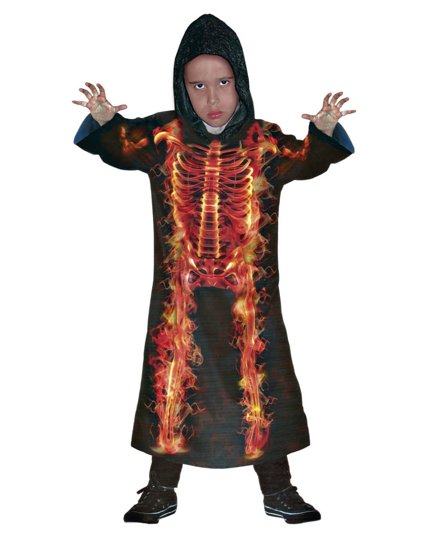 ESQUELETO DE FUEGO NIÑO