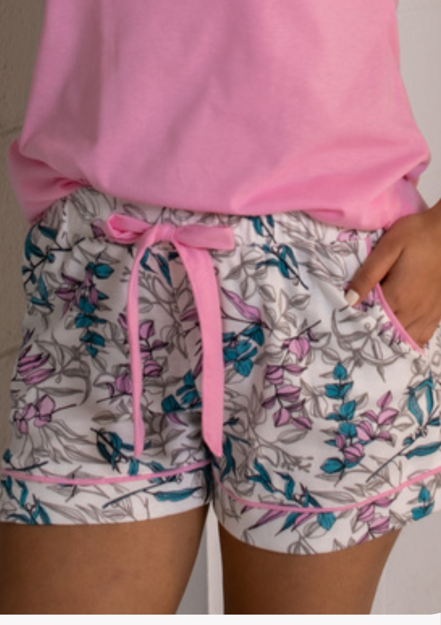 PIJAMA CONJUNTO SHORT MUJER PJTTP01