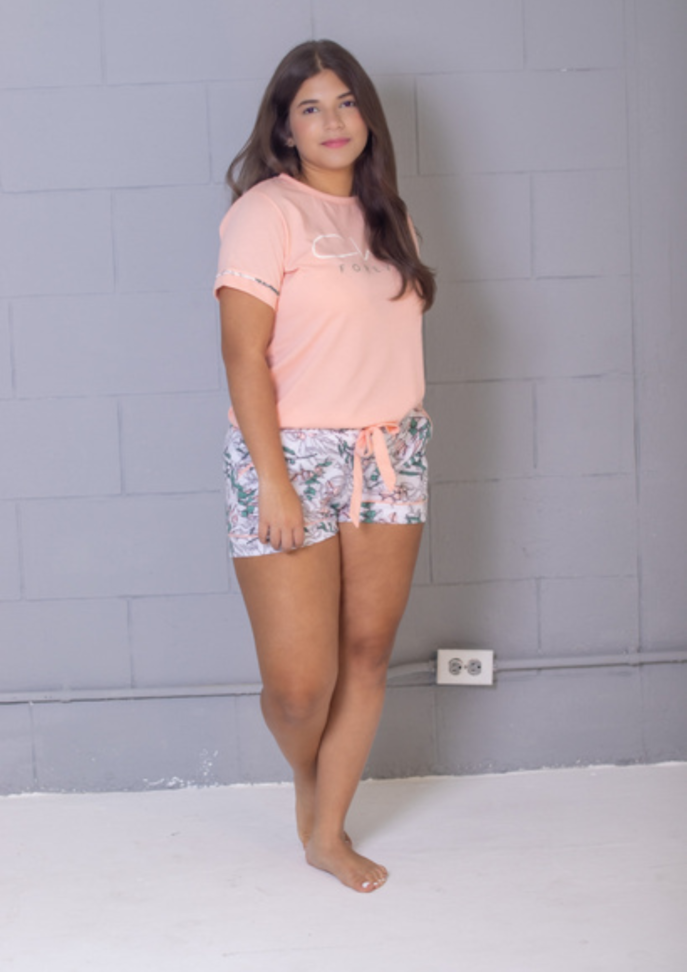 PIJAMA CONJUNTO SHORT MUJER PJTTP01