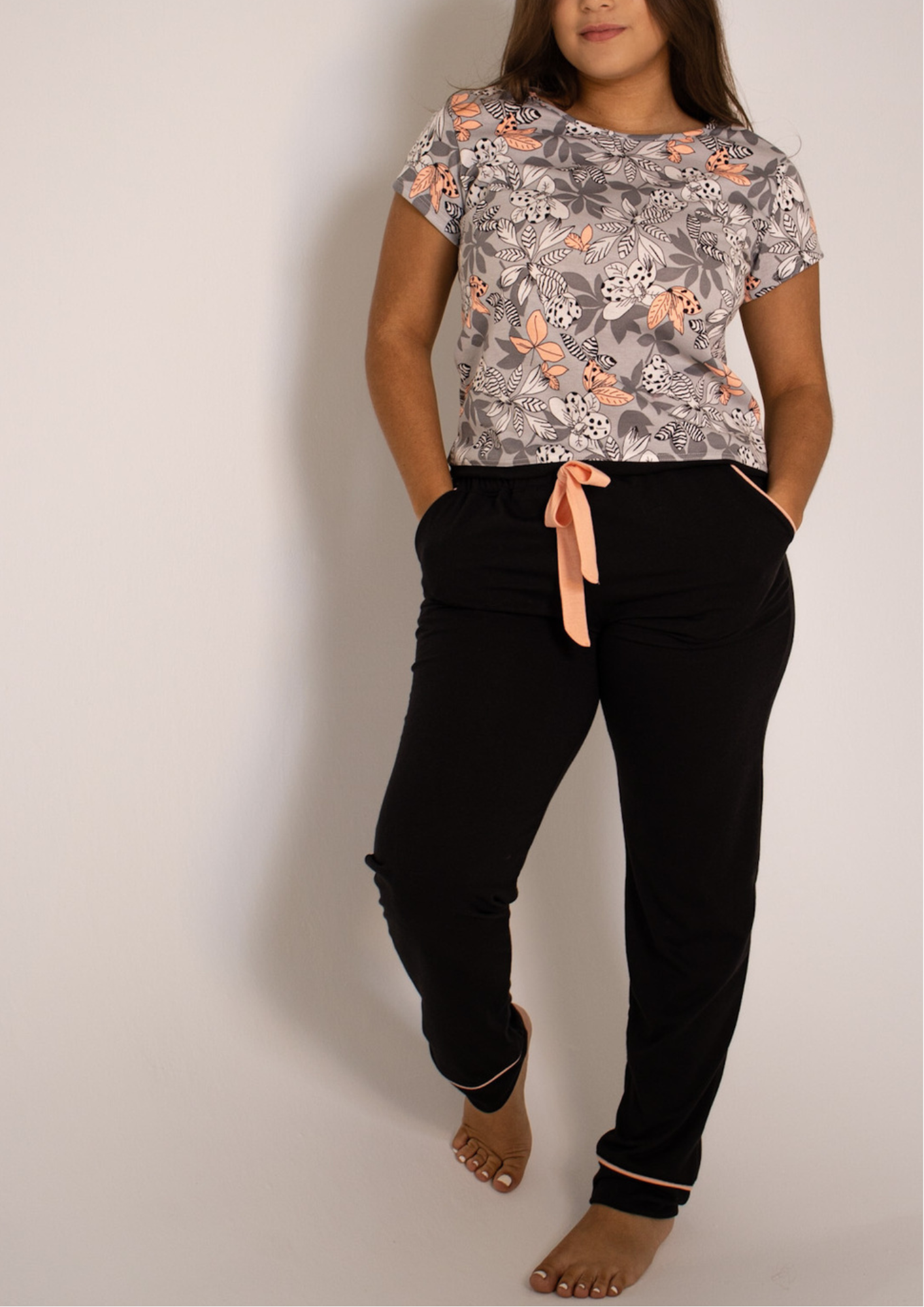 PIJAMA CONJUNTO PANTALON MUJER PJT01