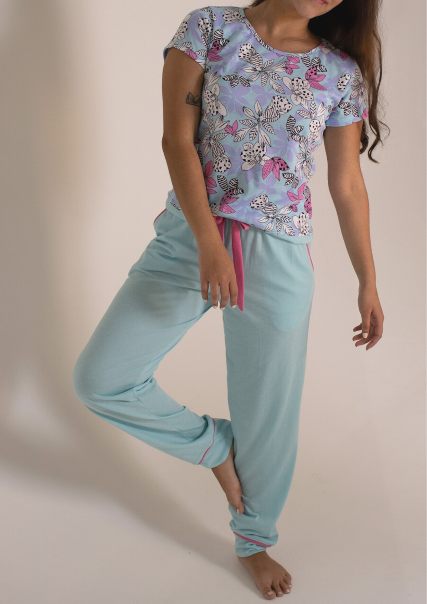 PIJAMA CONJUNTO PANTALON MUJER PJT01