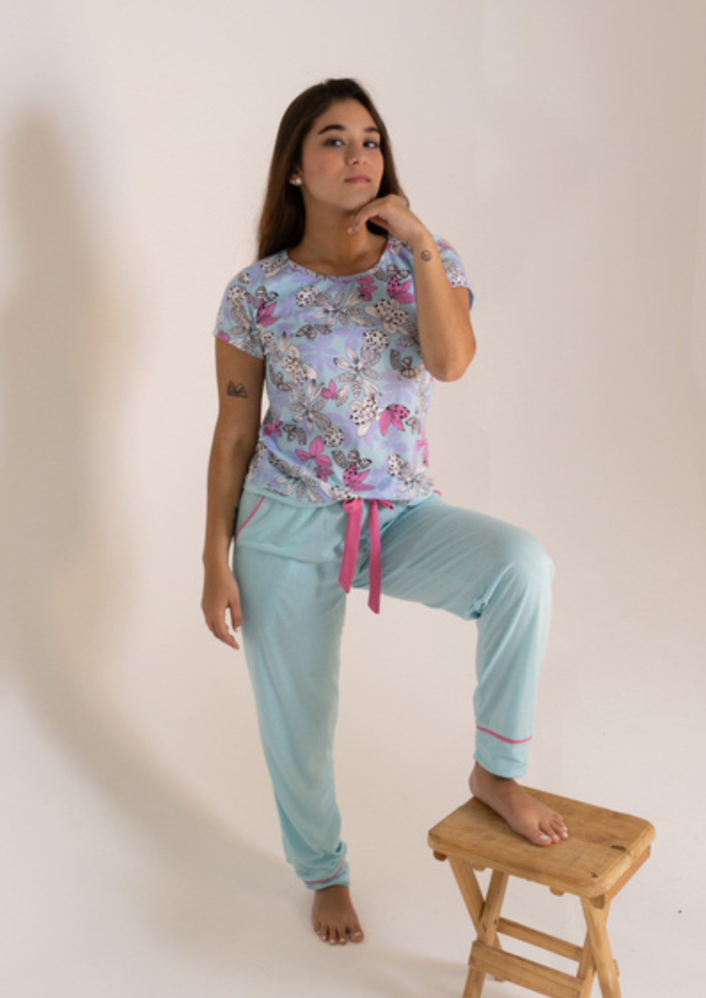 PIJAMA CONJUNTO PANTALON MUJER PJT01