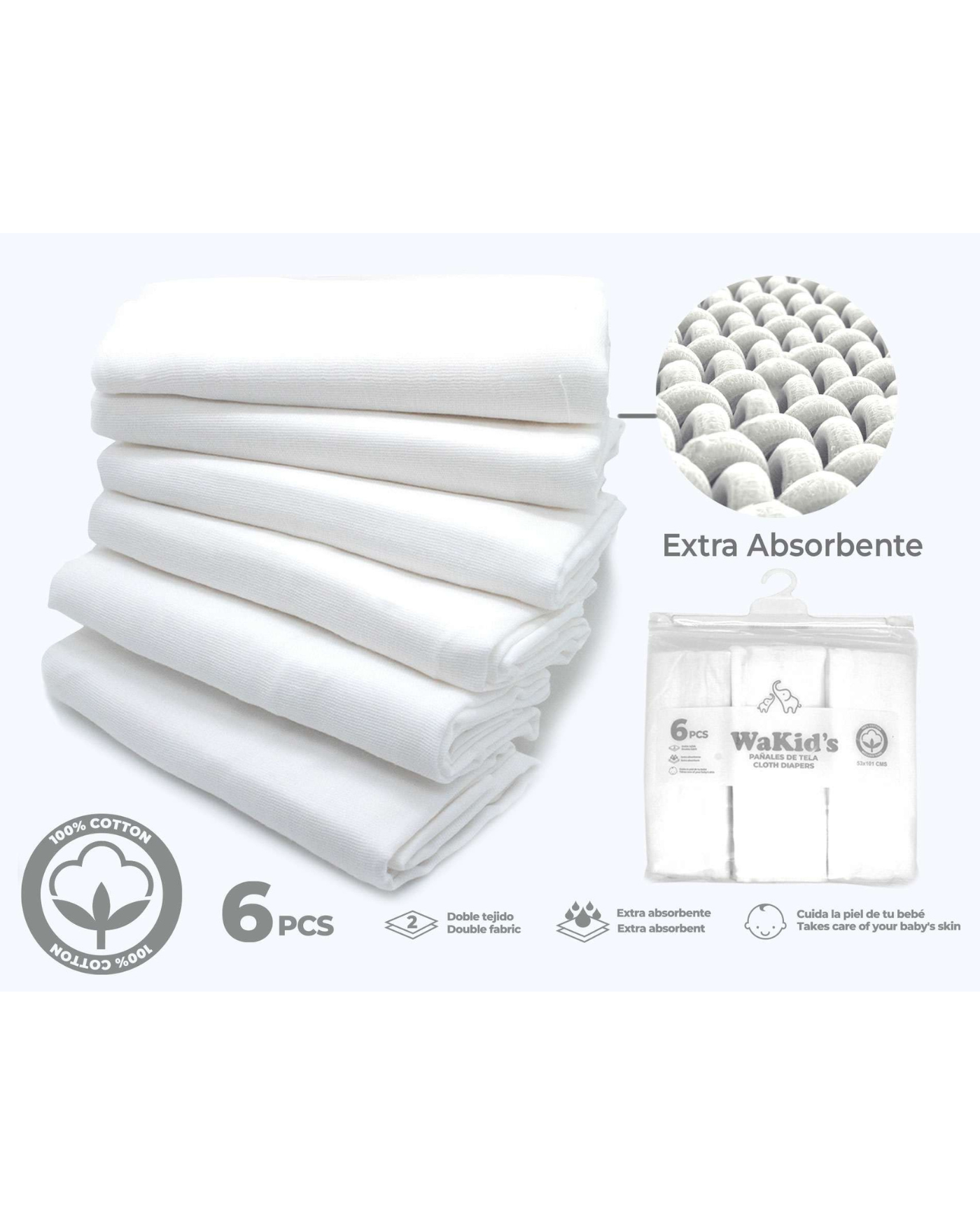 PAÑALES DE BEBE BLCO A-77815