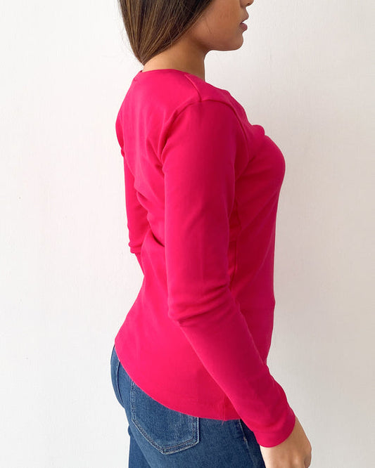 Franela Chester Manga Larga 1326