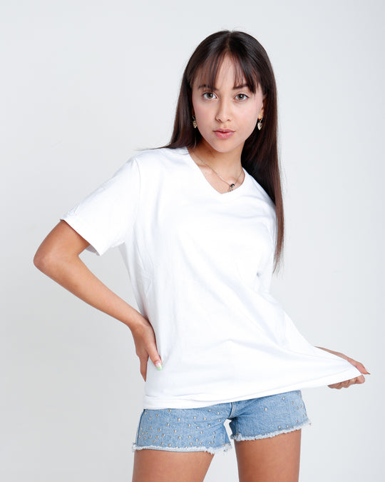 Combed Cotton Flannel V Neck
1361