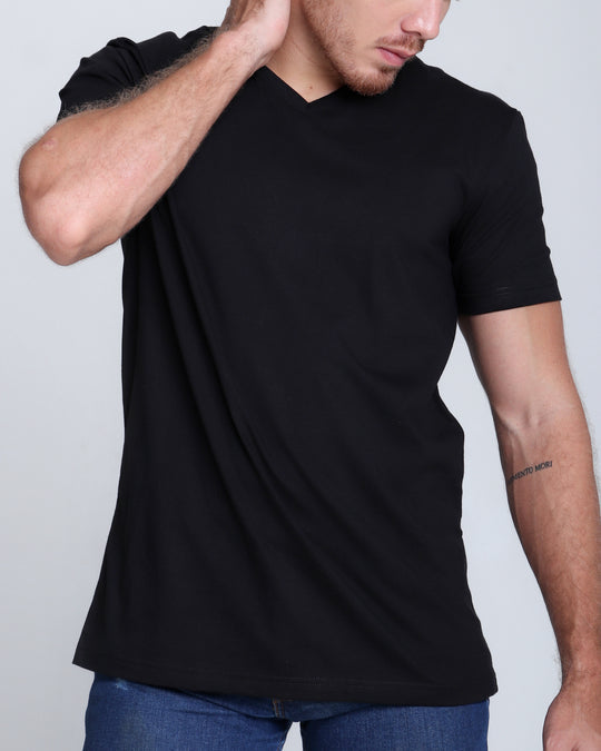 Franela Algodón Peinado Cuello V 1361