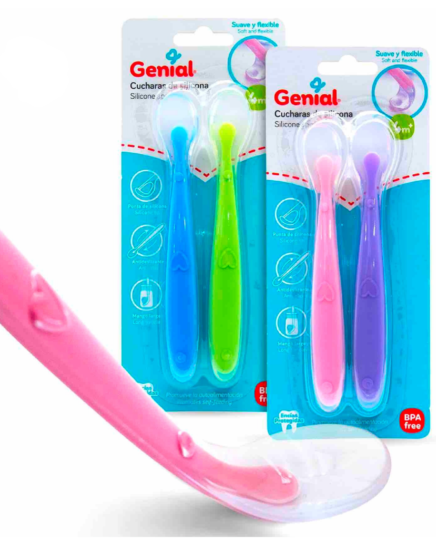 CUCHARA PARA BEBE 2 PZAS GN-BS5002