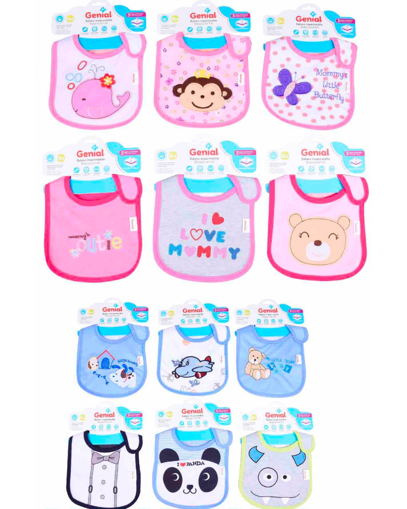 BABERO PARA BEBE GN-BB3319-3L