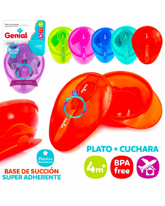 JUEGO DE PLATO Y CUCHARA GN-B088