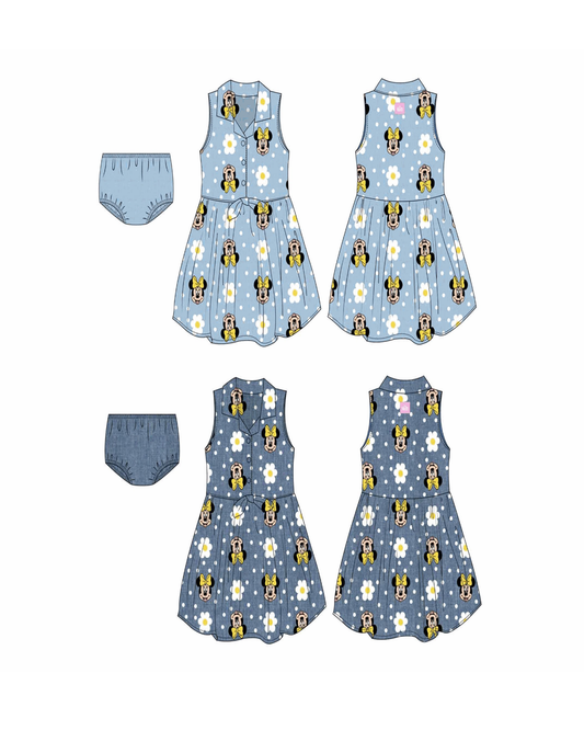 Vestido P/bebe 12m3t  D10MI1316B