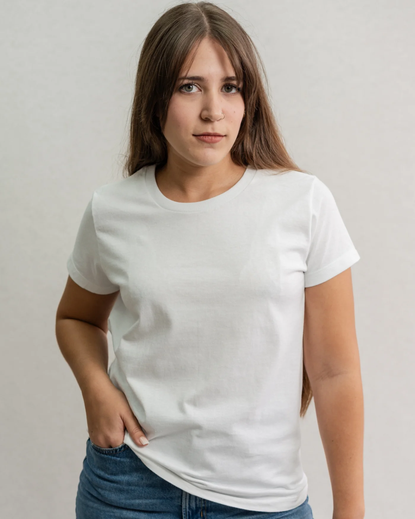 Franela Cuello Redondo Dama 1350