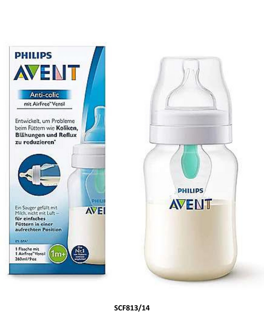 Tetero Anticolico con valvula Anti-Reflujo 9oz. AVENT