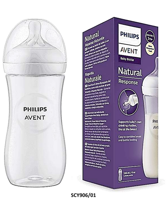 Tetero Biberon Natural 11oz/330ml Transparente  AVENT