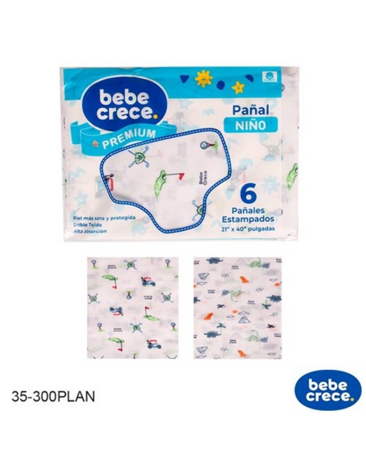 Pañales Bebé Crece Niño 35-300PLAN