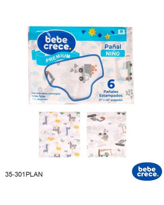 Pañales Bebé Crece Niño 35-301PLAN