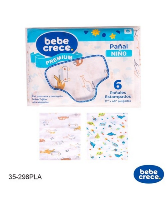 Pañales Bebé Crece Niño 35-298PLA