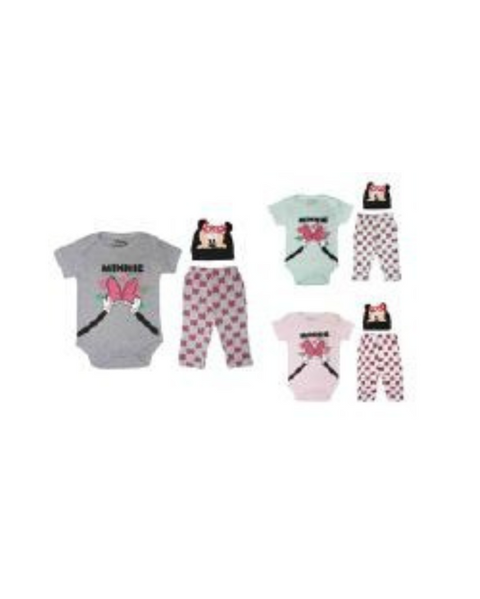 Conjunto 3 Pc P/bebe/0/6m-18/24m   D9-MI-1096B